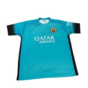FC Barcelona Lionel Messi Third Shirt 2015/2016‎ Blue and Black Size XL